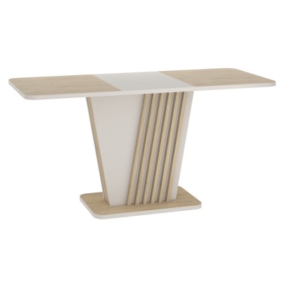 Стол обеденный SIGNAL NEVIO дуб кремона/кашемир 125-170/75